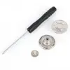 10Pcs Metal Jeans Buttons 17mm Replacement No-Sewing Screw Button Repair Kit Nailless Removable Jean Buckles Clothing Pants Pins 4