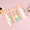 200 Sheet Stickers 10 Color Transparent Fluorescent Index Tabs Flags Sticky Note Stationery Children School Office Supplies 4