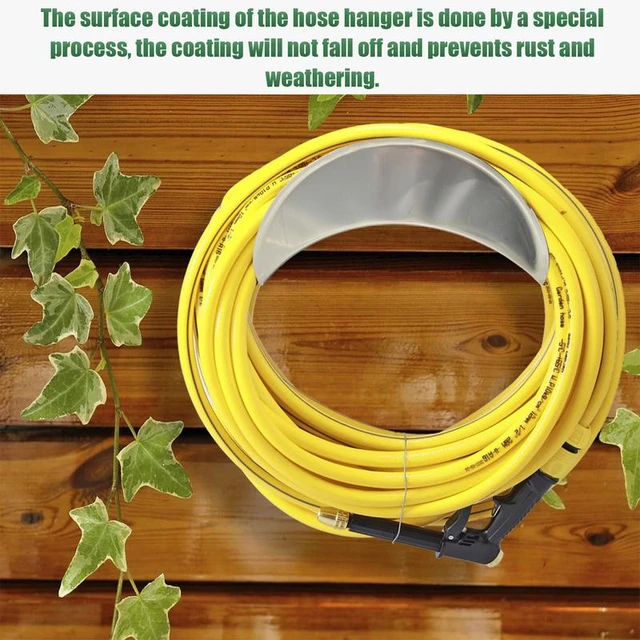 Metal Garden Hose Holder Heavy Duty Water Hose Hanger Garden Wall