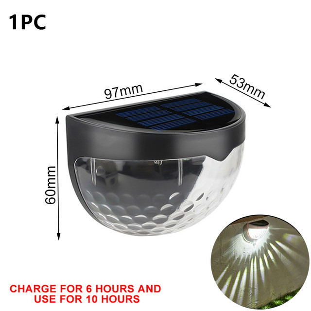 Solar Lights Outdoor Lighting Garden Decoration Waterproof Solar Lamp Wall Lamp Energy Saving Street Night Light 2/4/6/8pcs