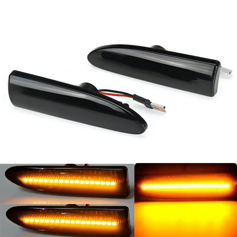 2Pcs Led Indicatori Di Direzione Dinamici Indicatori Di Direzione Laterali Fender Blinker Indicatore Luminoso Per Jaguar X-Type 2002 2003 2004-2009