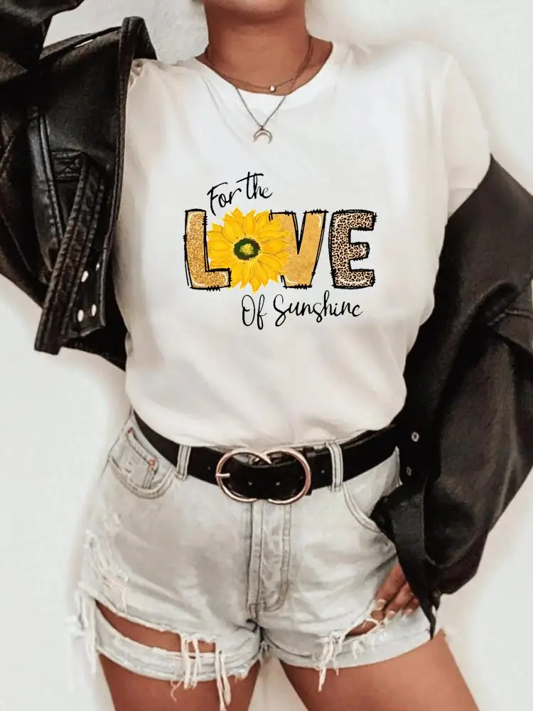 

Повседневные футболки с графическим принтом, модная футболка с коротким рукавом, женская одежда, летний тренд с цветочным принтом в стиле 90-х, женская одежда