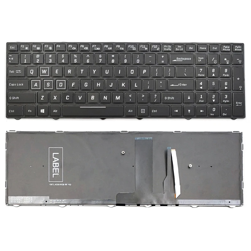 

New For Clevo N850HP6 N870HP6 N855HJ1 N857HJ1 N870HJ1 N850HJ1 N850HK1 N855HK1 N857HK1 N870HK1 N950TP6 US Color Backlit Keyboard