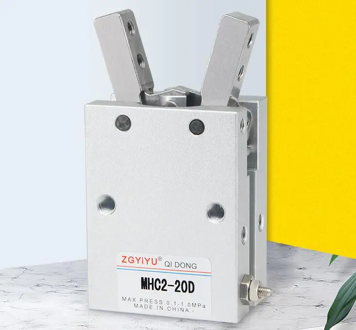 tipo Smc Angular Estilo Air Gripper Mhc210d Mhc2-16d Mhc220d Mhc2-25d Mhc2-10s Mhc2-16s Mhc2-20s Mhc2-25s Manipulador Braçadeira