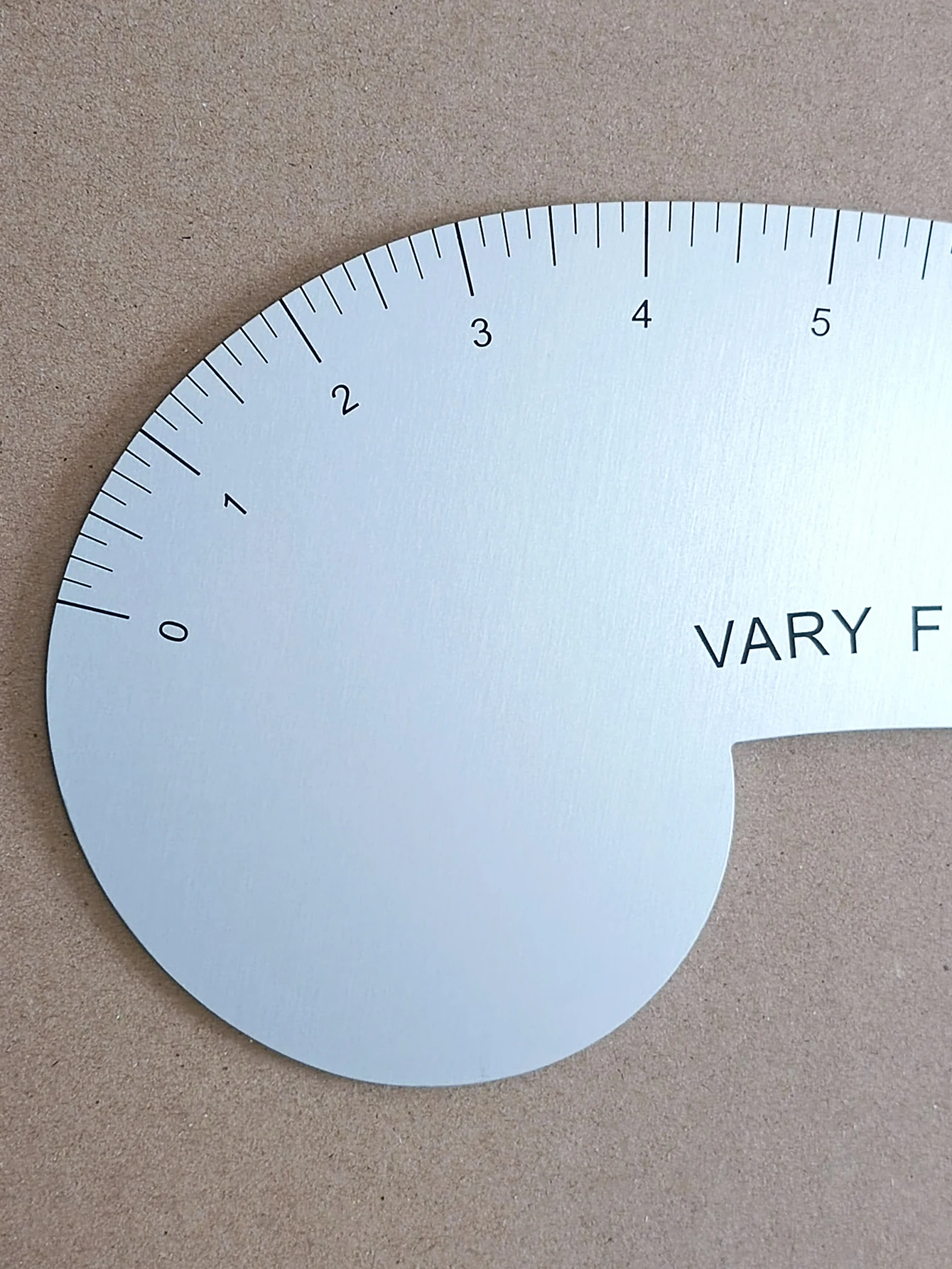 KEARING 12inch Vary Form French Curve Ruler for Pattern Making, Aviation  Aluminum Hip Curve Ruler for Measuring Sewing
