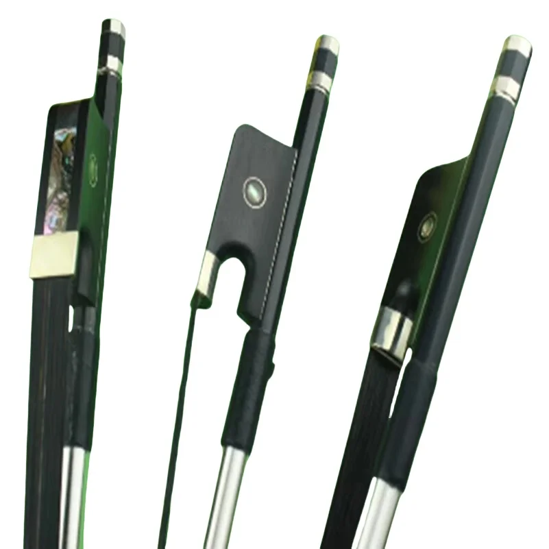 1 pc New High Quality 3/4 Carbon Fiber Double Bass Bow Black Horse Hair