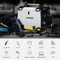 Aluminum MIG Welder Pulse TIG Stick Plasma Cutter 200A Welding Machine SD4050Pro 10in1 Welder Advanced Techniques Smart Memory 2