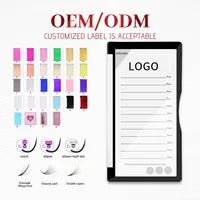 Private logo  for Eyelashes Extensions Personal Logo ODM/OEM Premade Volume Fans Lashes Customize Eyelash Wholesale Price 2