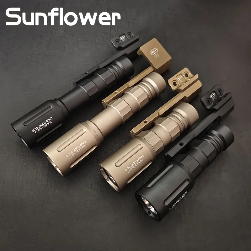 

Sotac Modlit Metal PLHv2 Gun Light Tactical PHL-V2 Flashlight 1000 Lumen Scout Light M300 M600 Airsoft Hunting Rifle Weapon Lamp