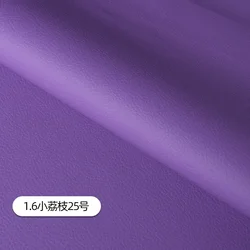 Luxurious Litchi Pattern Leather Fabric - Premium Upholstery Material for Car Interiors, Bags, Chairs, and DIY Projects - Waterproof and Durable, Sold Per Meter (No. 25)