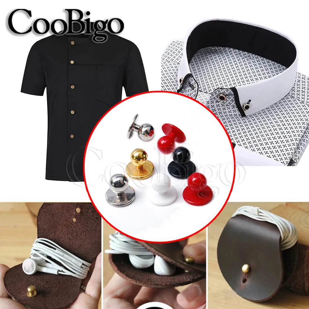 50pcs Plastic Button Chef Jacket Buttons for Restaurants Cook Uniform Work Suit Costume Clothes Sewing Accessories Colorful 11mm 5