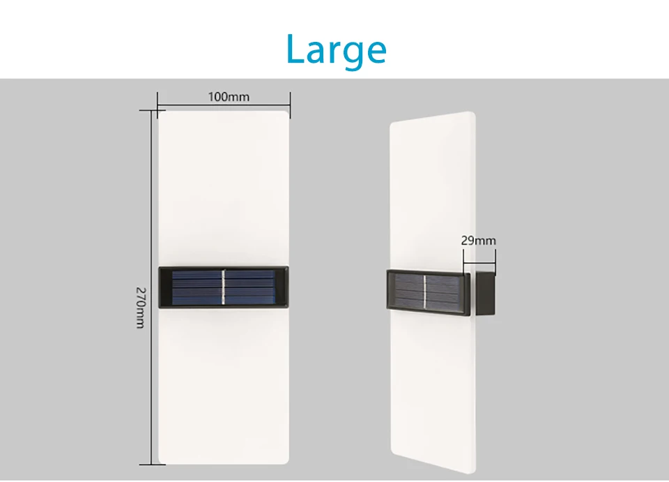 solar fence lights 4Packs 12LED 16LED Solar Wall Light Up and Down Acrylics Waterproof For Garden Courtyard Corridor Balcony Backyard Landscape solar hanging lanterns