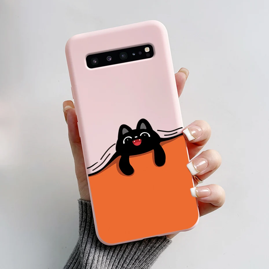 Für Samsung S10 5G Fall Niedlichen Panda Silikon Zurück Abdeckung Telefon Fall Für Samsung Galaxy S10 5G G977N S10 5G Fällen Weichen Stoßstange Funda – Detail 9