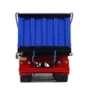 NEW Metal 1/14 3 Axles RC Hydraulic Dump Trailer Electric Awning Legs Semi Trailer Lights for RadioTractor Truck Car Toys Model 4