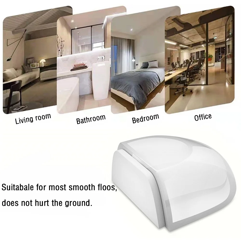 Door Stopper 1Pcs Punch-free Transparent Self Adhesive Door Holder Stop for Home Protect Walls And Furniture Accessories door stopper