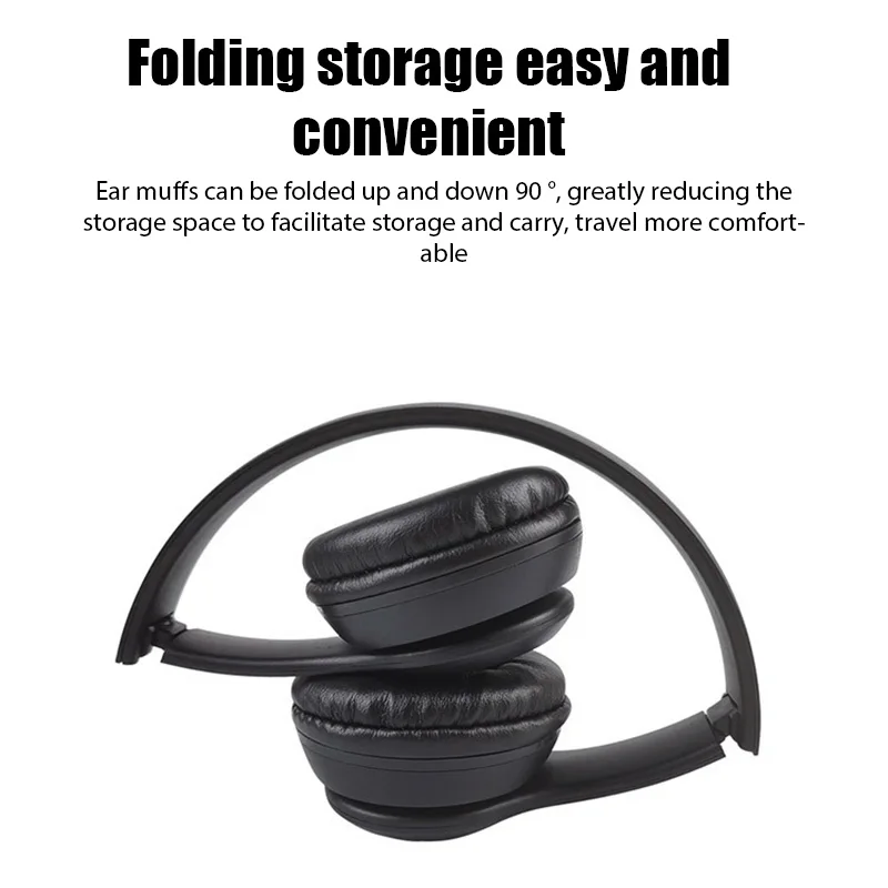 Stereo P47 Folding Bluetooth Headset 5