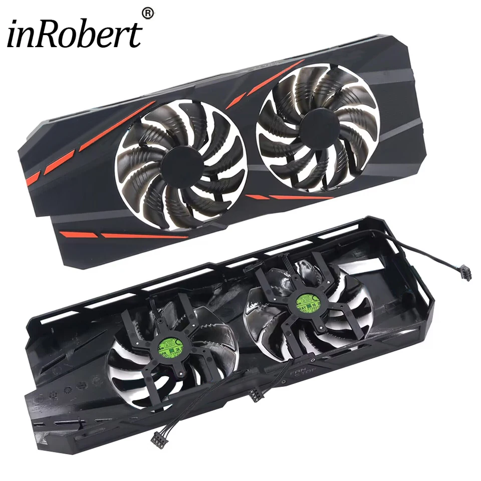 88MM T129215SU GTX1060 Graphics Card Cooling Fan with Shell For - Main Image