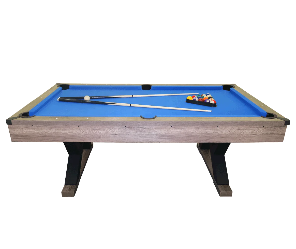 2020 Wholesale Standard Snooker Table Pool Table Wooden Grain PVC Indoor Game Table - Image 3