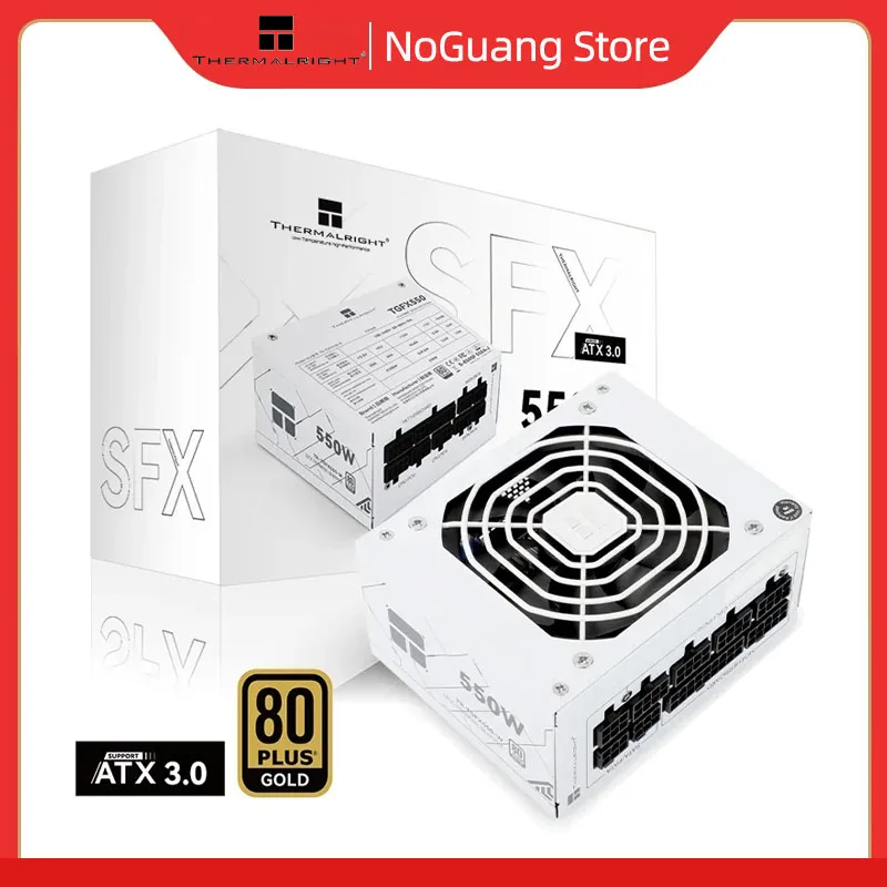 

Thermalright, оценка 550 Вт, TGFX550-W ATX3.0, золотой полный модуль SFX, источник питания