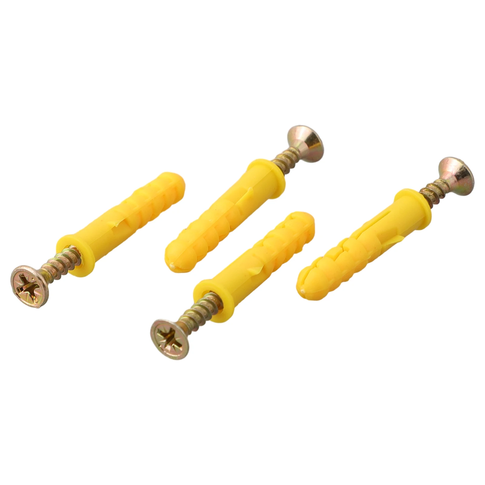 Description Picture 2 of item40pcs Self-tapping Screws Kit For Putting Up Curtain Rods Q235 Carbon Steel & Plastic 30mm M6 Household Cross Tips Screws Kit