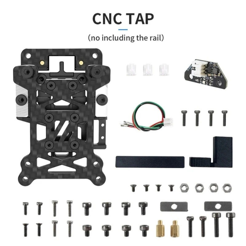 Tap Carriage High-precisions Leveling 3D Printed Accessories for VORON 2.4 3D Printer Dropship v2 aluminum plate y carriage accessories scs8uu linear bearing alloy belt holder clip screw for cnc prusa i3 heatbad parts