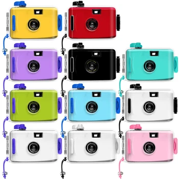 Retro Reusable 35MM Film Camera Waterproof Reloadable Film Camera Without Film Children Camera Film Camera for Shooting 2