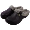 Crestar Women and Men Fur Lined Clogs Memory Foam Warm Fuzzy Slippers New Winter Waterproof Indoor Outdoor Comfortable Slippers 2
