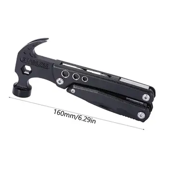 Folding Claw Hammer 12 In-1 Claw Multitool Pliers Hammer Portable Survival Gear For Exploring Camping Backpacking Hiking 6