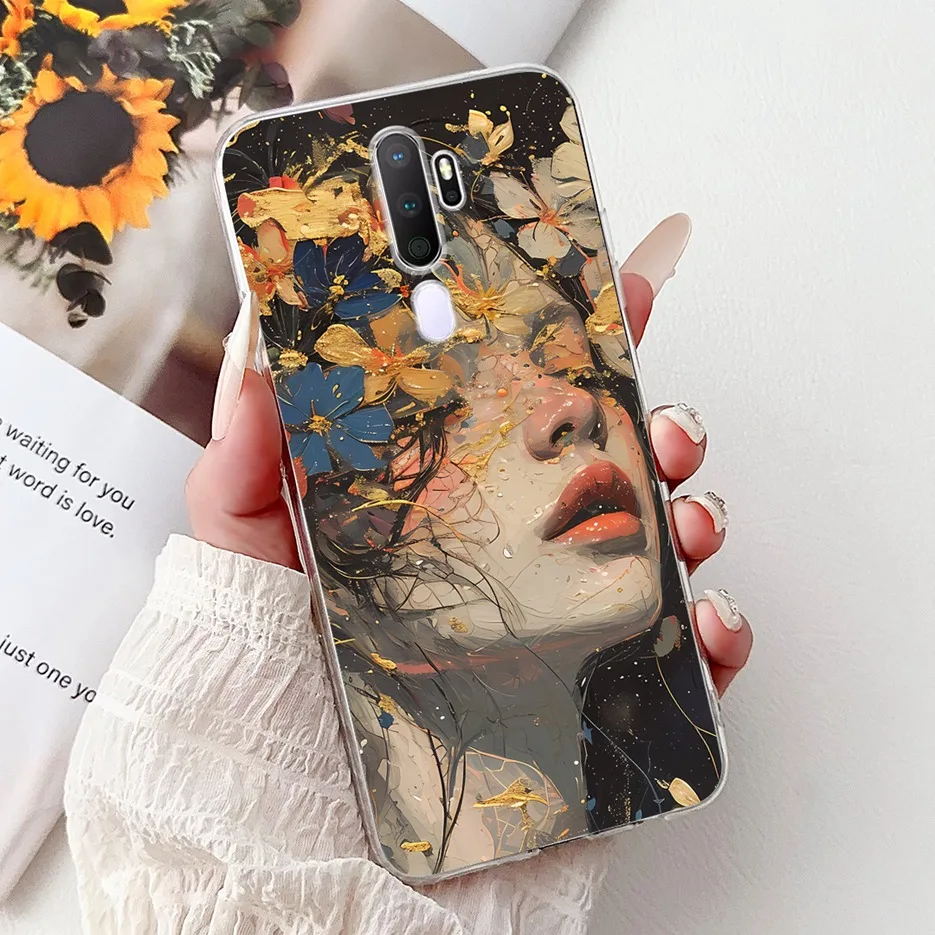 Luxury Shockproof Painted Phone Case with Soft s Bags
