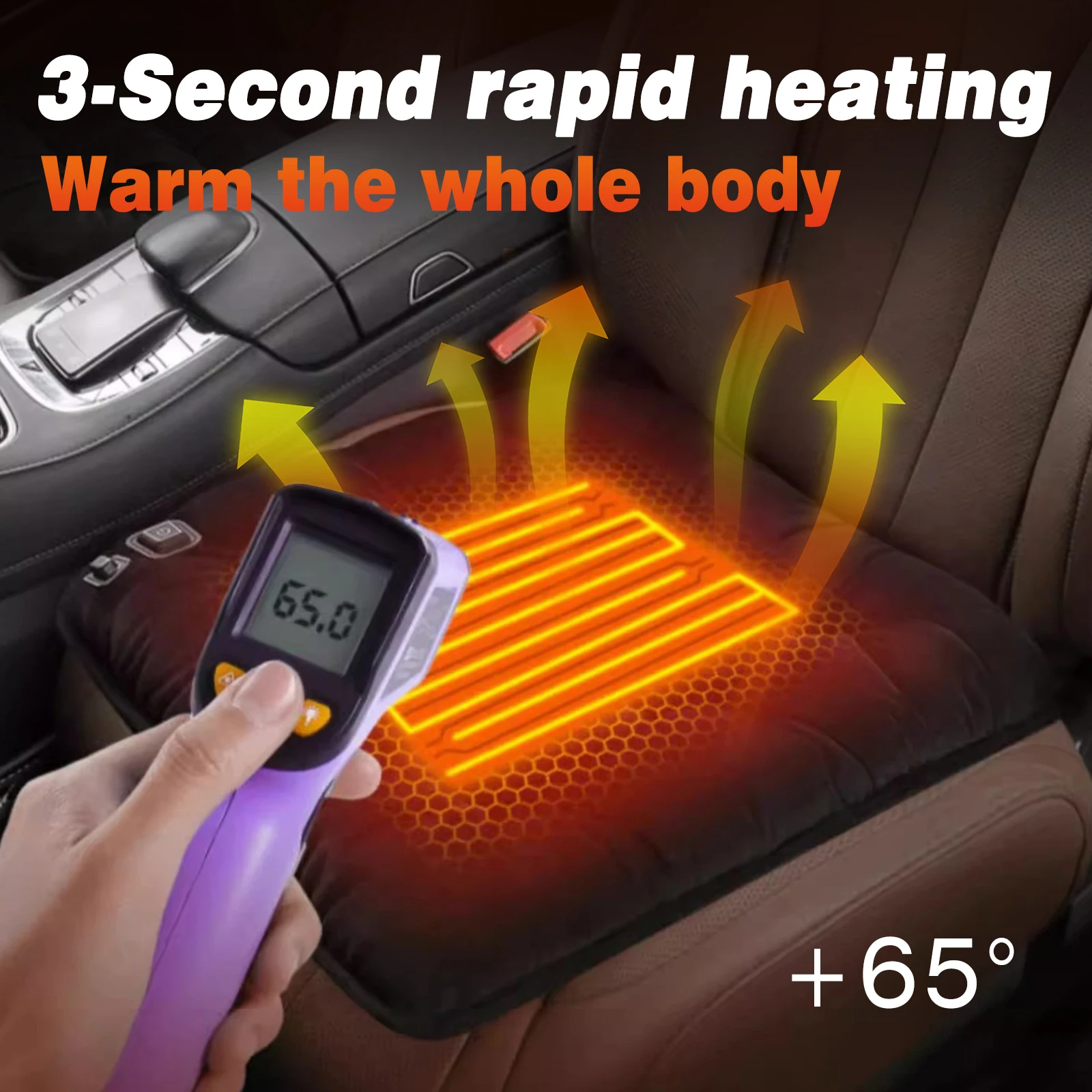 Car Heated Seats Winter Seat Heater Car Seat Heating Cushion Covers Electric Heated Styling Winter Pad Cushions