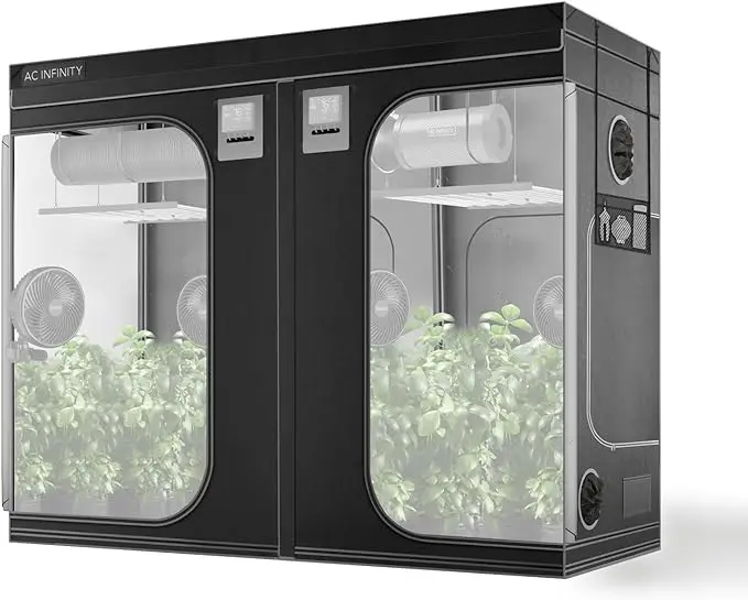 CLOUDLAB Advance Grow Tent 1 in. Poles 2000D Diamond Mylar Canvas Hydroponics Indoor Growing Thickest Highest Density