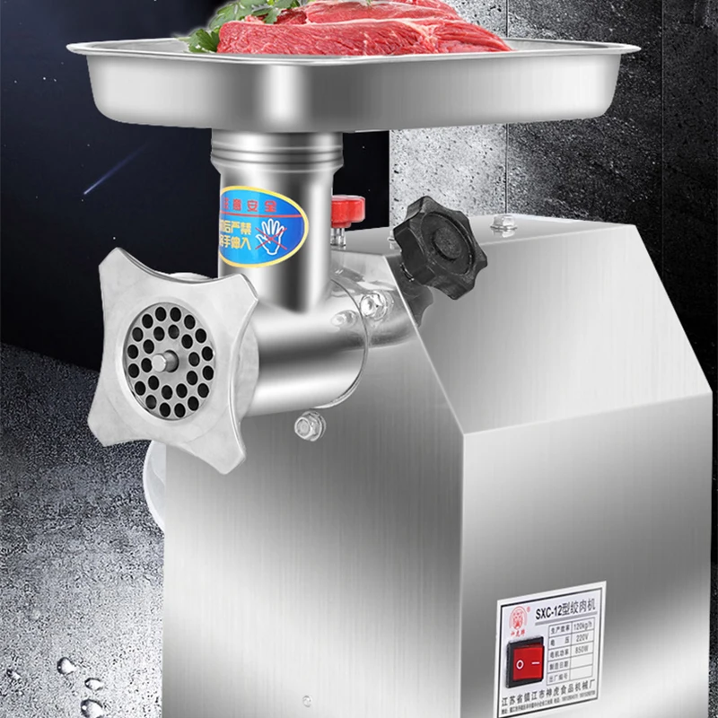 JHY-12 Heavy Duty Electric Meat Mincer Grinder Max Powerful Home Portable Sausage Stuffer Meat Mincer Food Processor 3