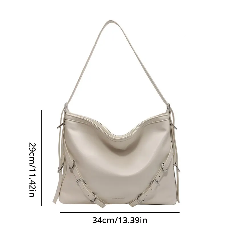 1pc One-Shoulder Tote Bag Cross-Body Trendy Large Capacity For Women For Ladies' Daily Life Fashion Chain Shoulder Bag