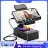 Rechargeable Portable Speaker Magnetic Bluetooth-compatible Speaker with RGB Light Small Speaker for Camping Parties and Desktop