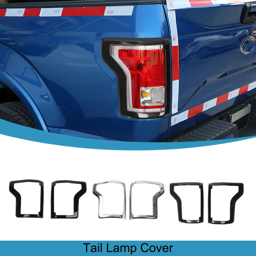 

Car Tail Light Lamp Decoration Cover Trim for Ford F150 2015 2016 2017 2018-2020 Rear Taillight Stickers Exterior Accessories