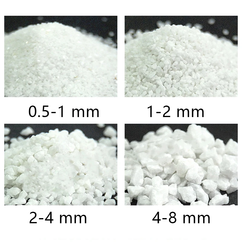 100g 0.5-8mm Quartz sand aquarium color sand fish tank bottom aquarium landscaping stone micro landscape decoration bottom