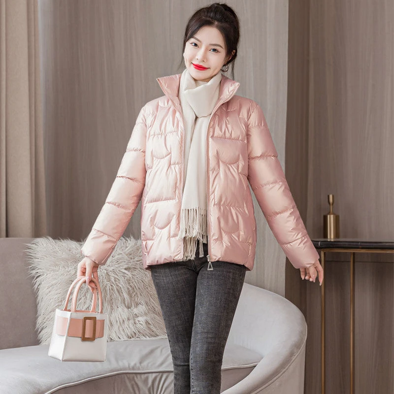 2022 New Fashion Short Winter Jacket Women's Oversize Parka Coat Warm Thick Cotton Coat Loose Padded Ladies Street Casual Jacket