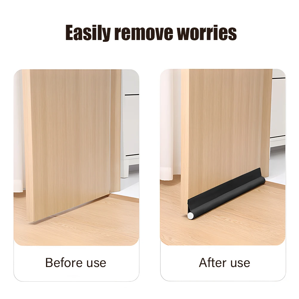 95cm Door Bottom Seal Strip Noise Reduction Waterproof Door Stripping Dustproof Seam Draught Under Excluder Stopper door seal strip sealing strip tape sealing strip rubber door weatherstripping door weatherstripping door draft stopper