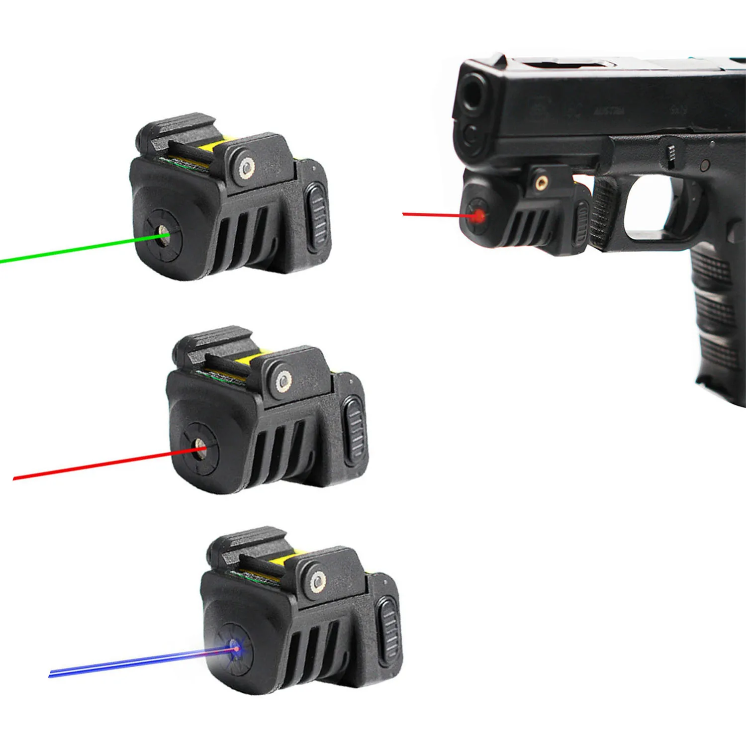 

Green/Red/Blue Rechargeable Pistol Laser Sight For Taurus G2C Glock 19 Mini g2c Hunting Gun Accessories Red Dot Laser LS-L8