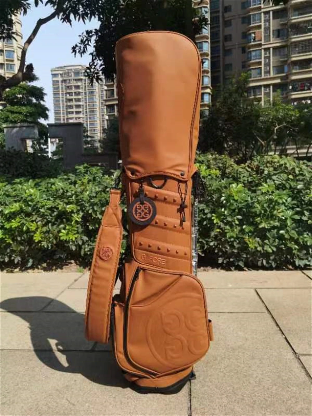 G/fore Bag Vessel Sport Caddy Package Brown Black Pink G4 Men Lady