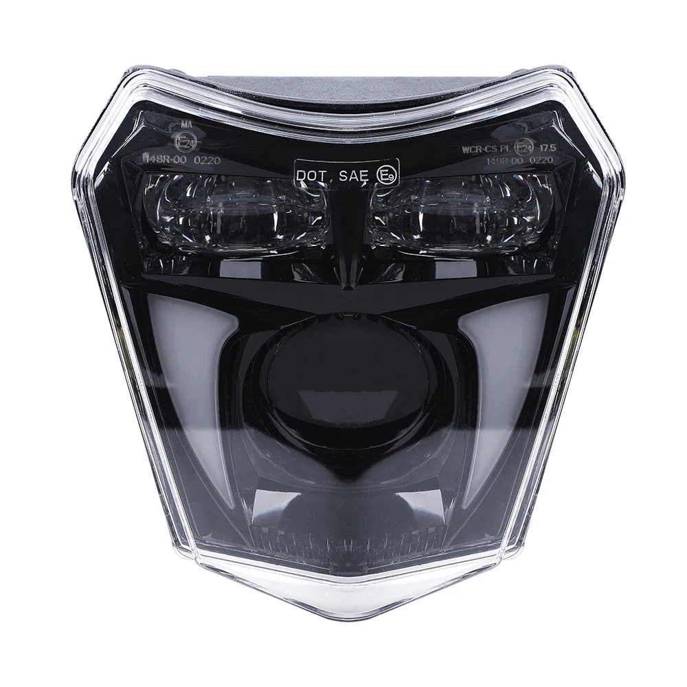 LED Motorcycle Headlight With DRL & Bezel For Dirt Bikes/ATVs (KTM, Husqvarna, Etc.)