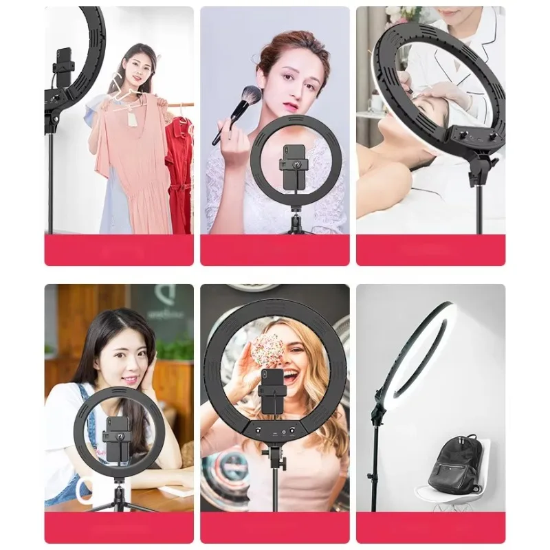 10인치 LED 틱톡 링 라이트 (카메라, 유튜브 라이브 스트리밍, 메이크업용)