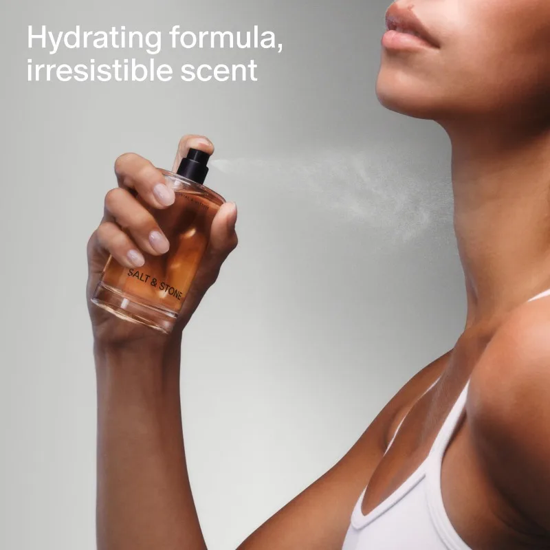 Salt & Stone Saffron Cedar Body Mist Fragrance Spray For Body Hair_voghion.com