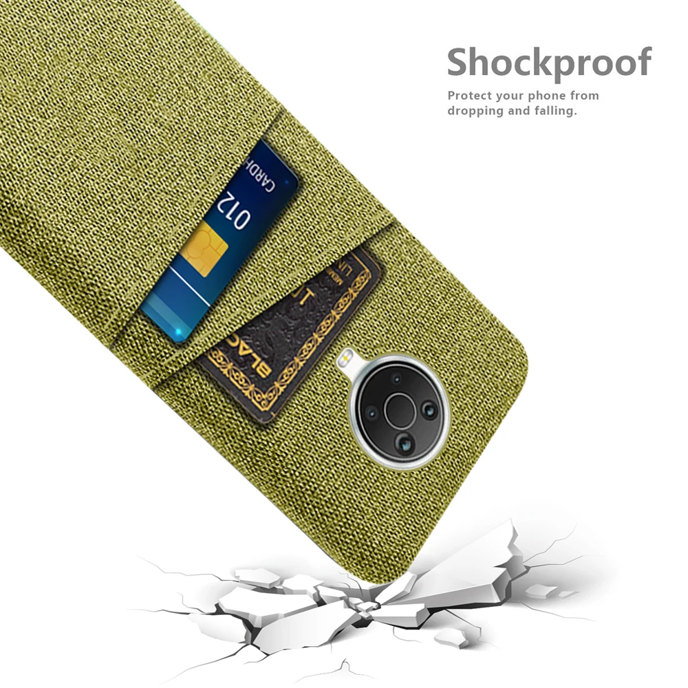 Premium Fabric Dual Card Holder Case