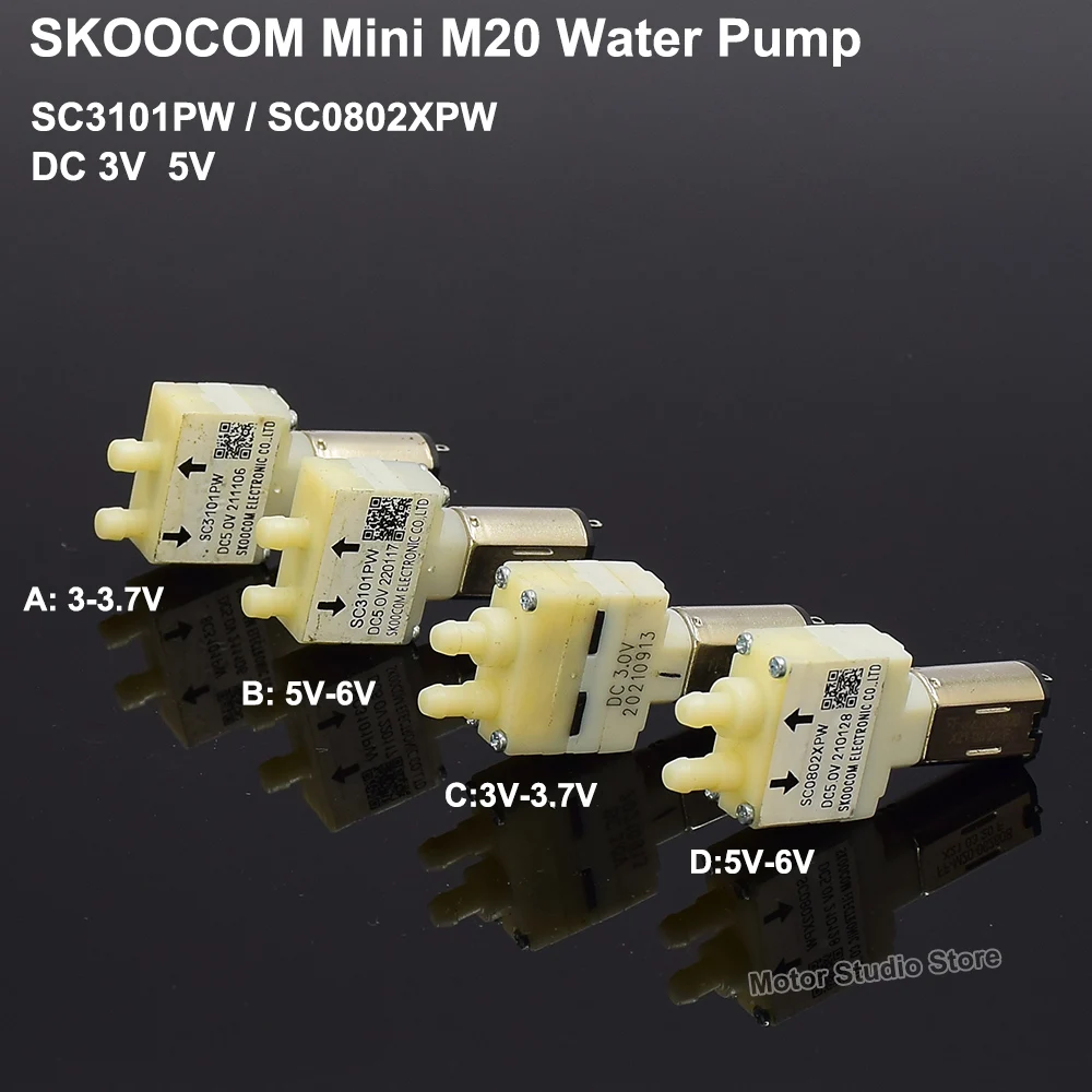 Mini Water Pump DC 3V 3.7V 5V 6V Self-priming Vacuum Suction Liquid Transfer Pump