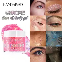 Body Glitter Gel Mermaid Thick Fine Glitter Gel for Facial Hair Body For Music Festival Concert Christmas Party Accessories 1
