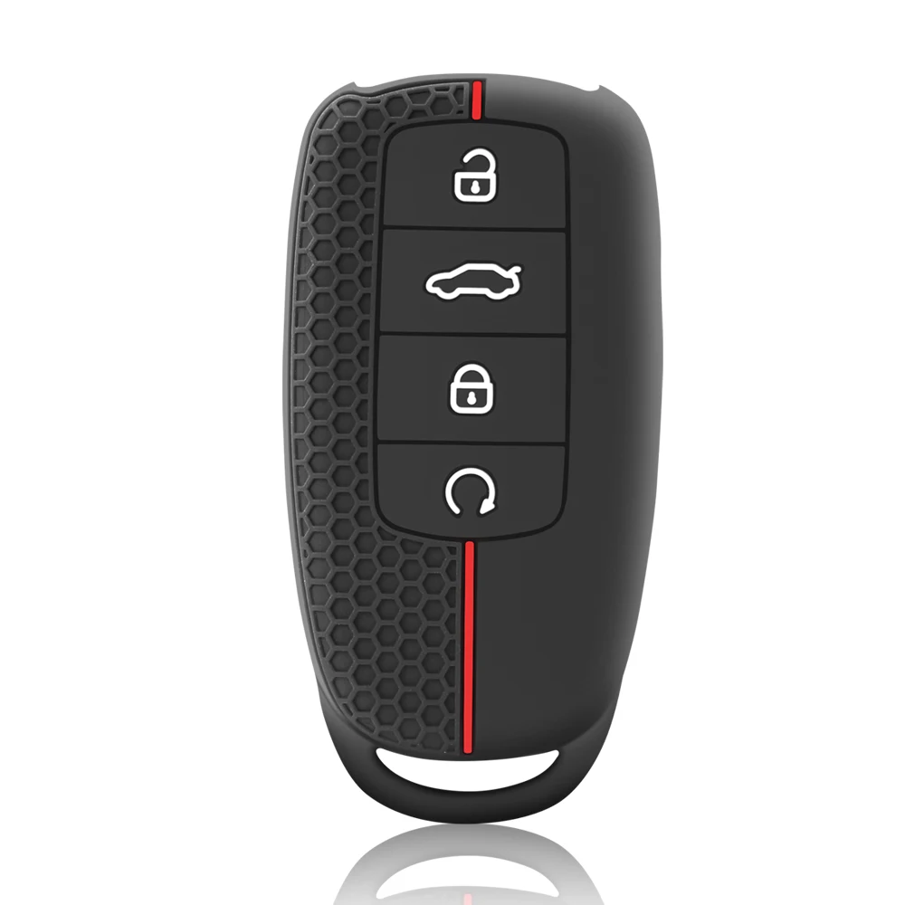 Soft Silicone Key Fob Case Cover and Holder - Protective Accessories