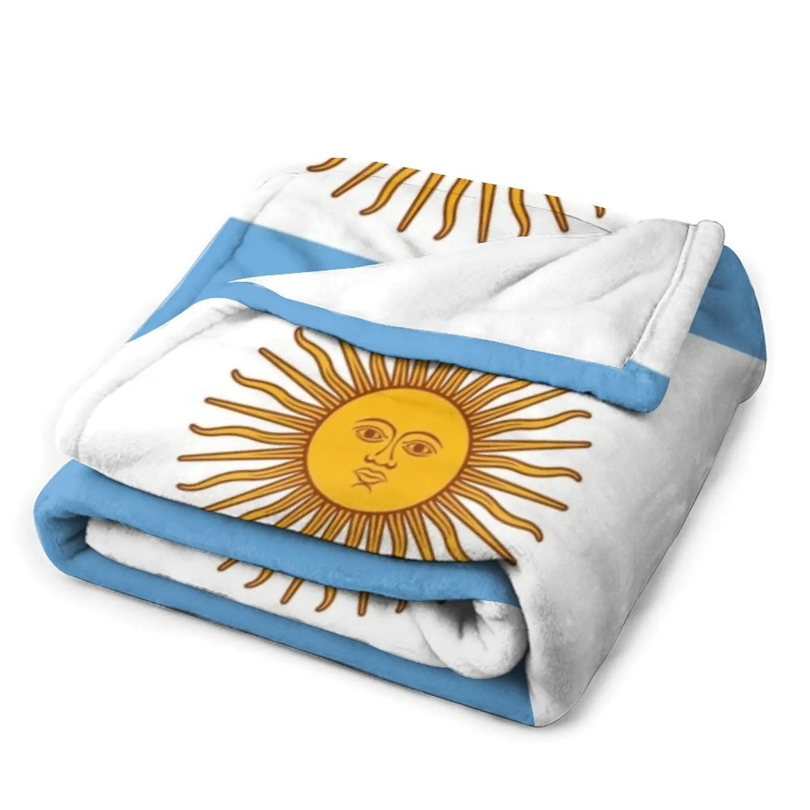 Flag of Argentina Throw Blanket Sofa Quilt Polar Large Blankets 3