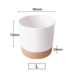 Double - Layer Succulent Green Plant Flowerpot (L)