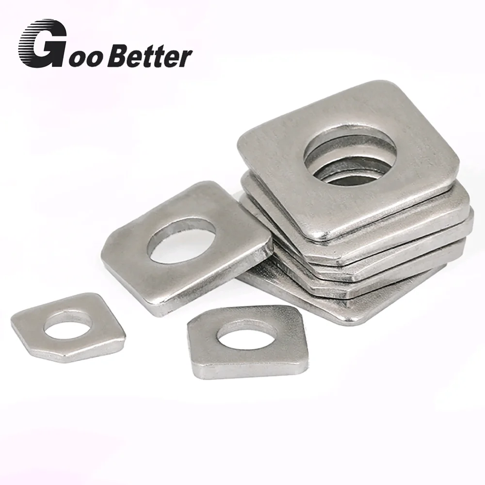 

M6 M8 M10 M12 M14 M16 M18 M20 M22 M24 M27 M30 Square Bevel Washers A2 304 Stainless Steel